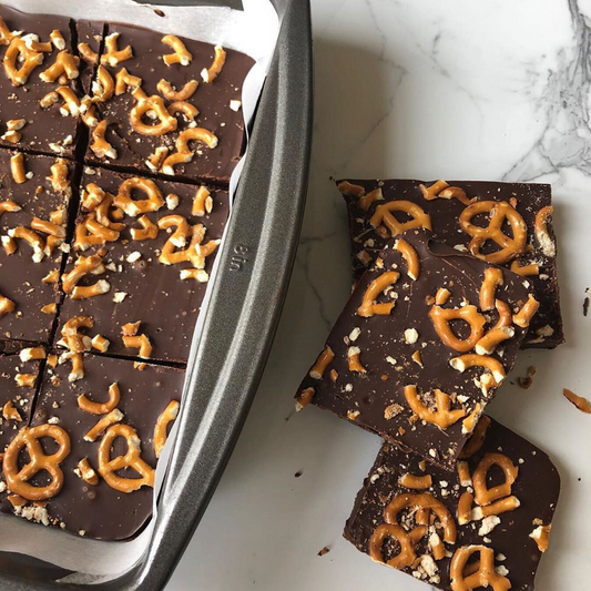 3 Ingredient: PB Pretzel Fudge