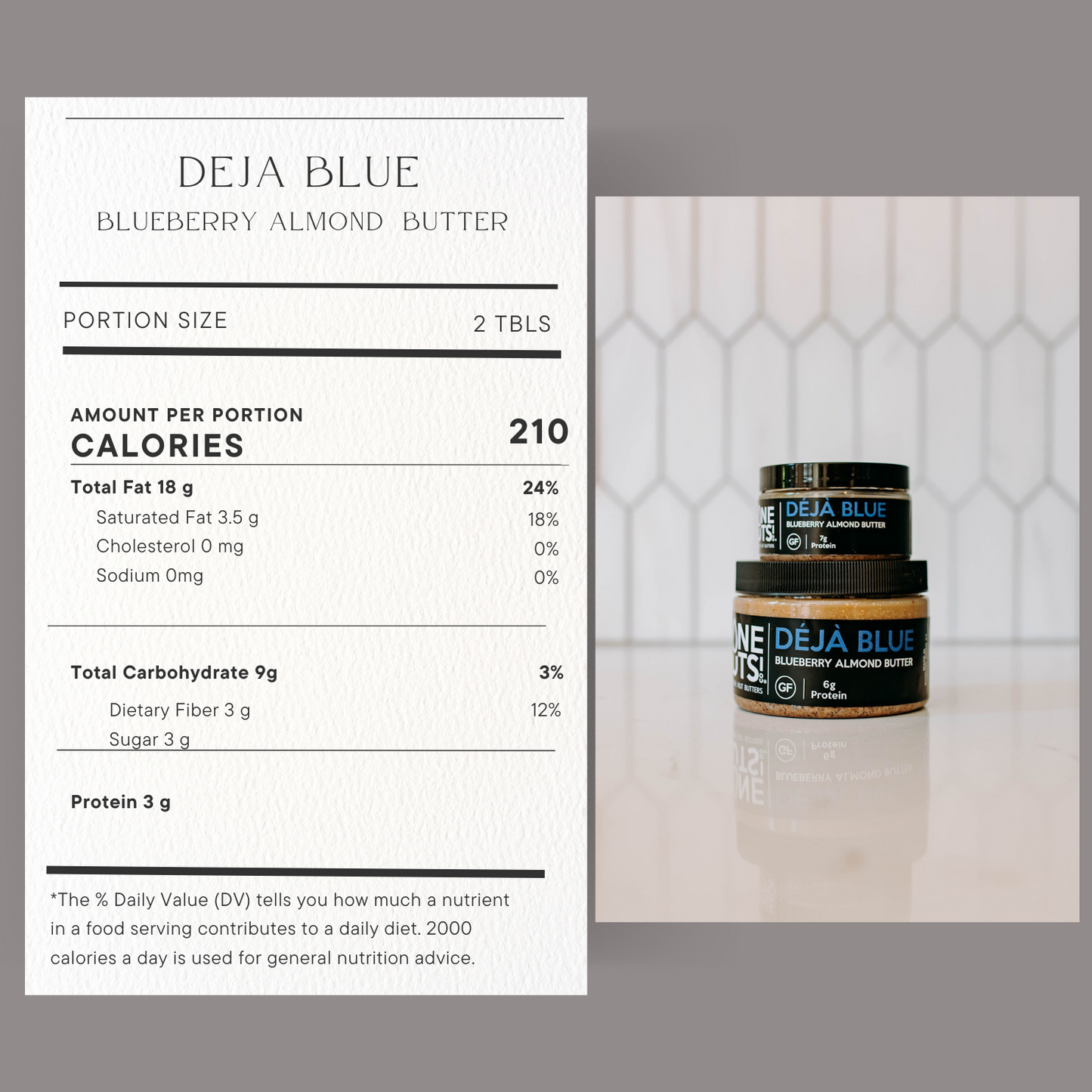 Deja Blue Almond Butter