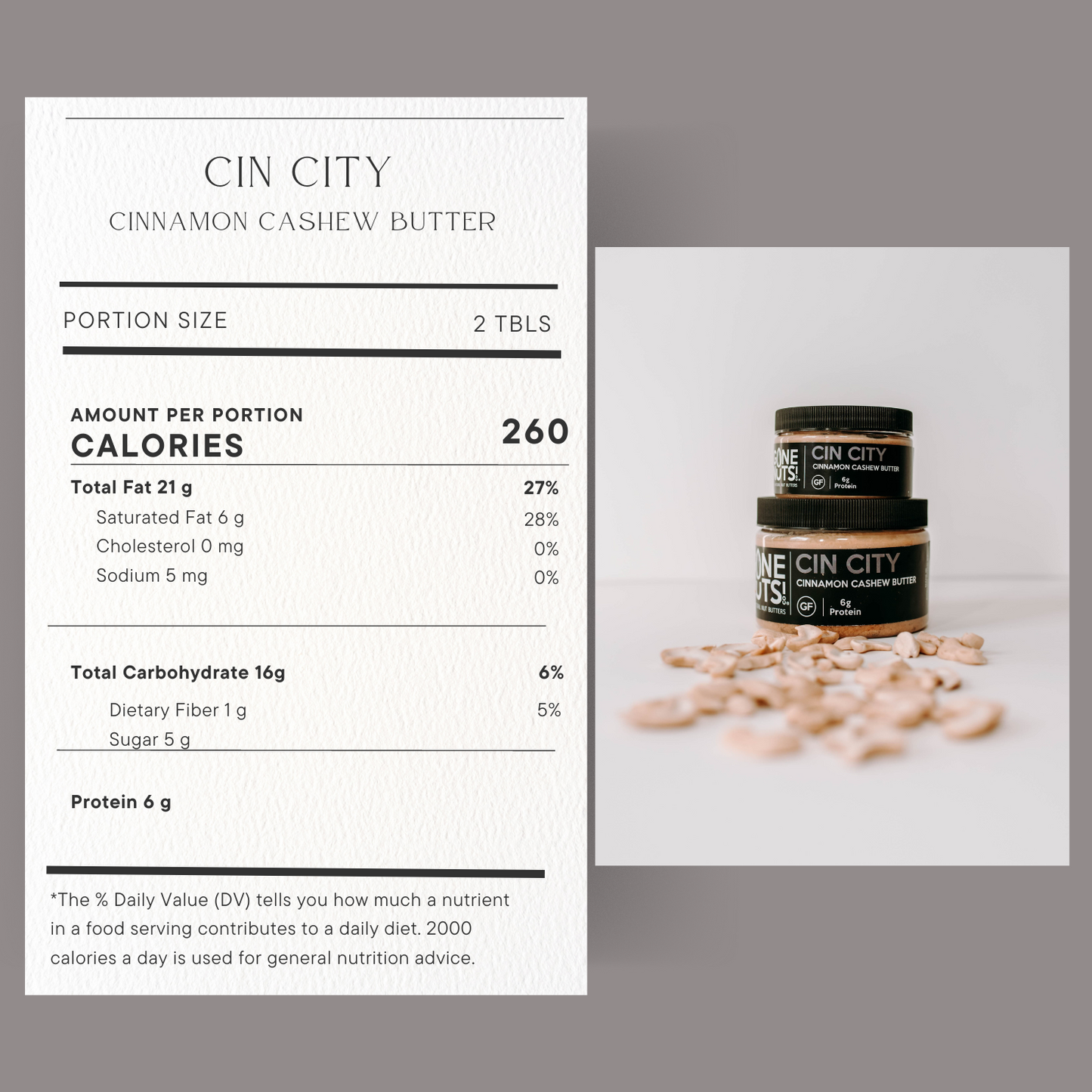 Cin City Cashew Butter